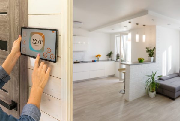 low section woman sitting bed home